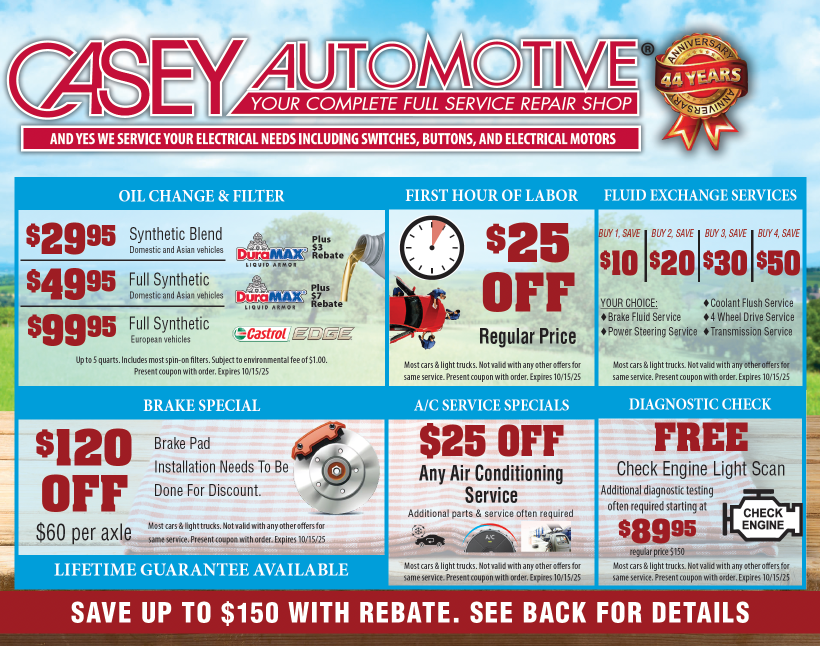 Monthly Coupon | Casey Automotive