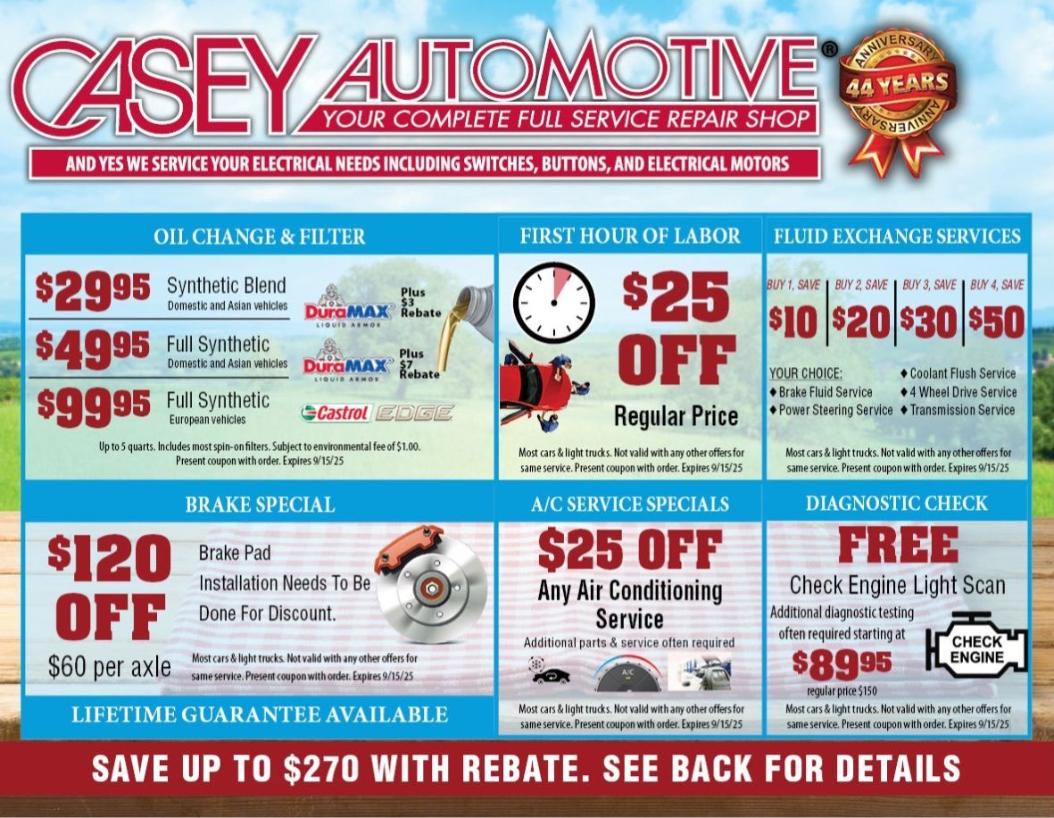 Monthly Coupon | Casey Automotive
