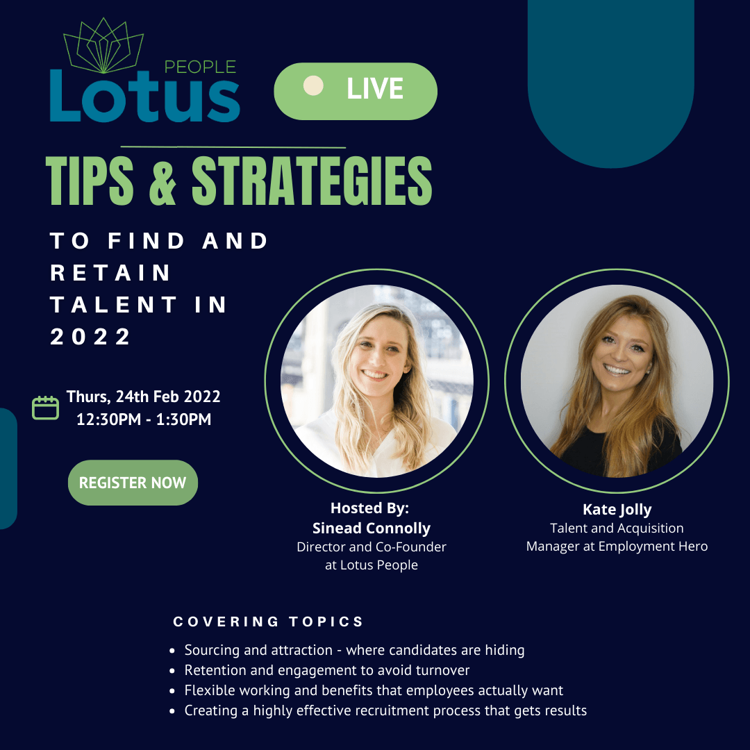 [WEBINAR Recap] Tips & Strategies to find & retain talent in 2022 ...