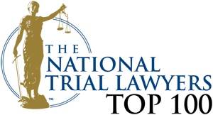 A logo for the national trial lawyers top 100