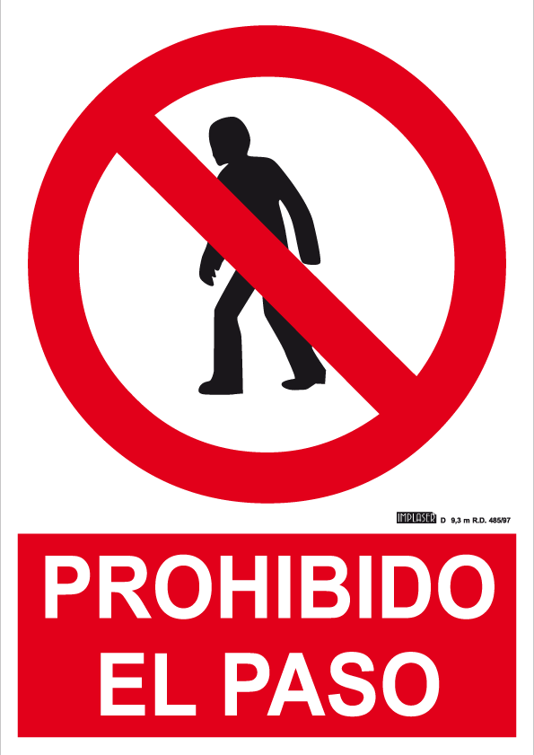 Prohibido el paso
