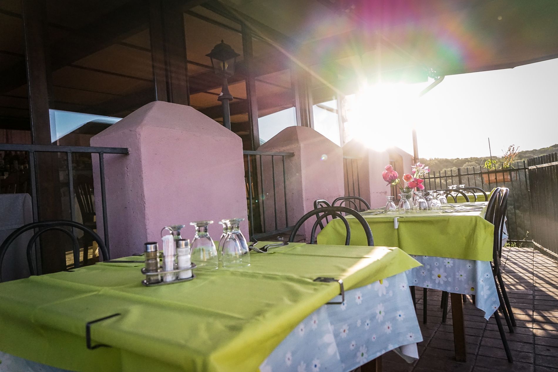 terrazza esterna ristorante