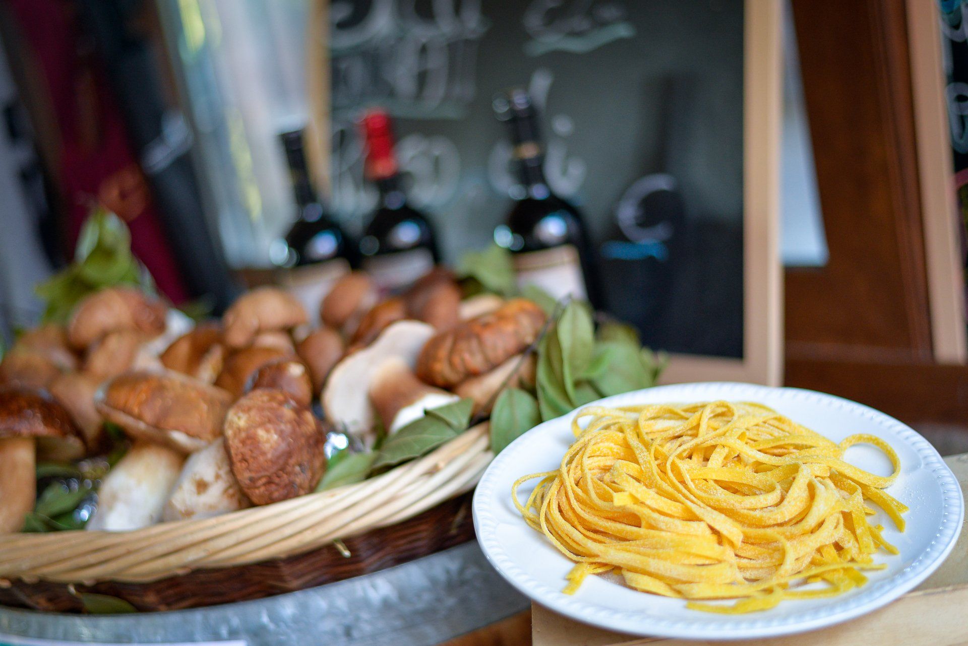 fettuccine porcini e tartufo