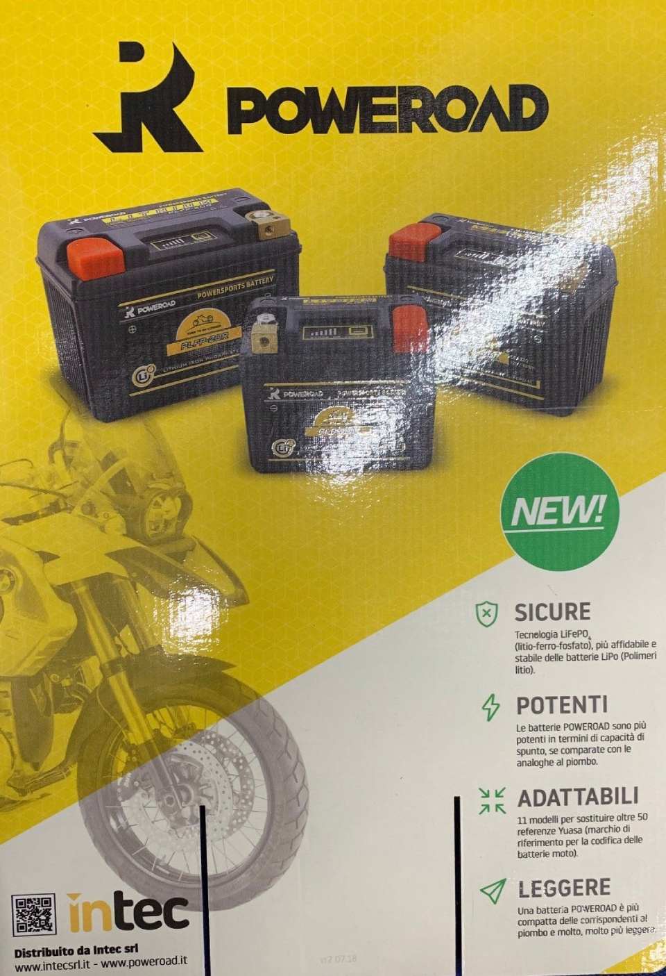 Confezione batteria per motocicli
