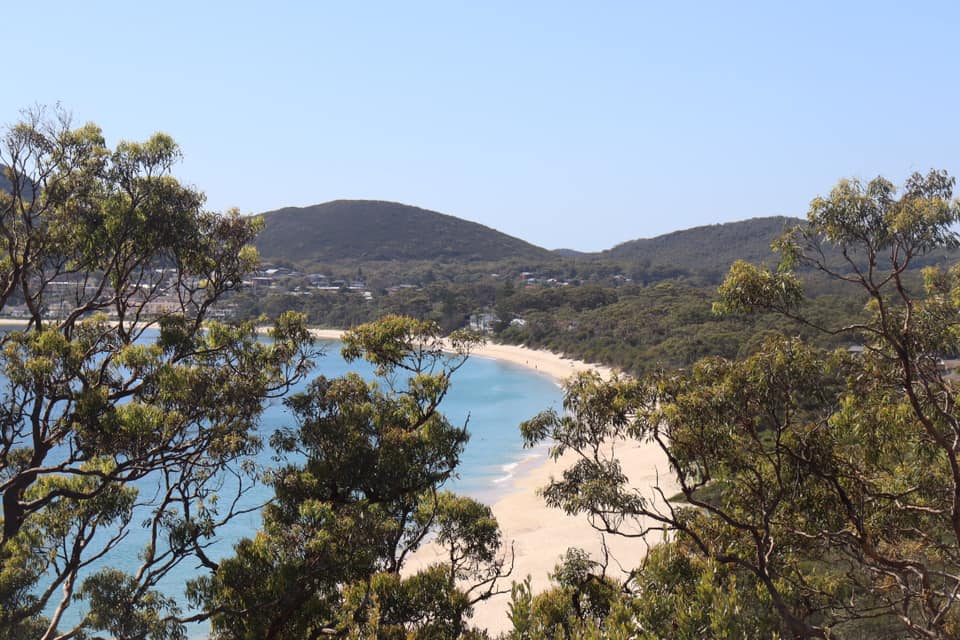 Customers Eating And Drinking Outside The Café — A Nice Café in Nelson Bay