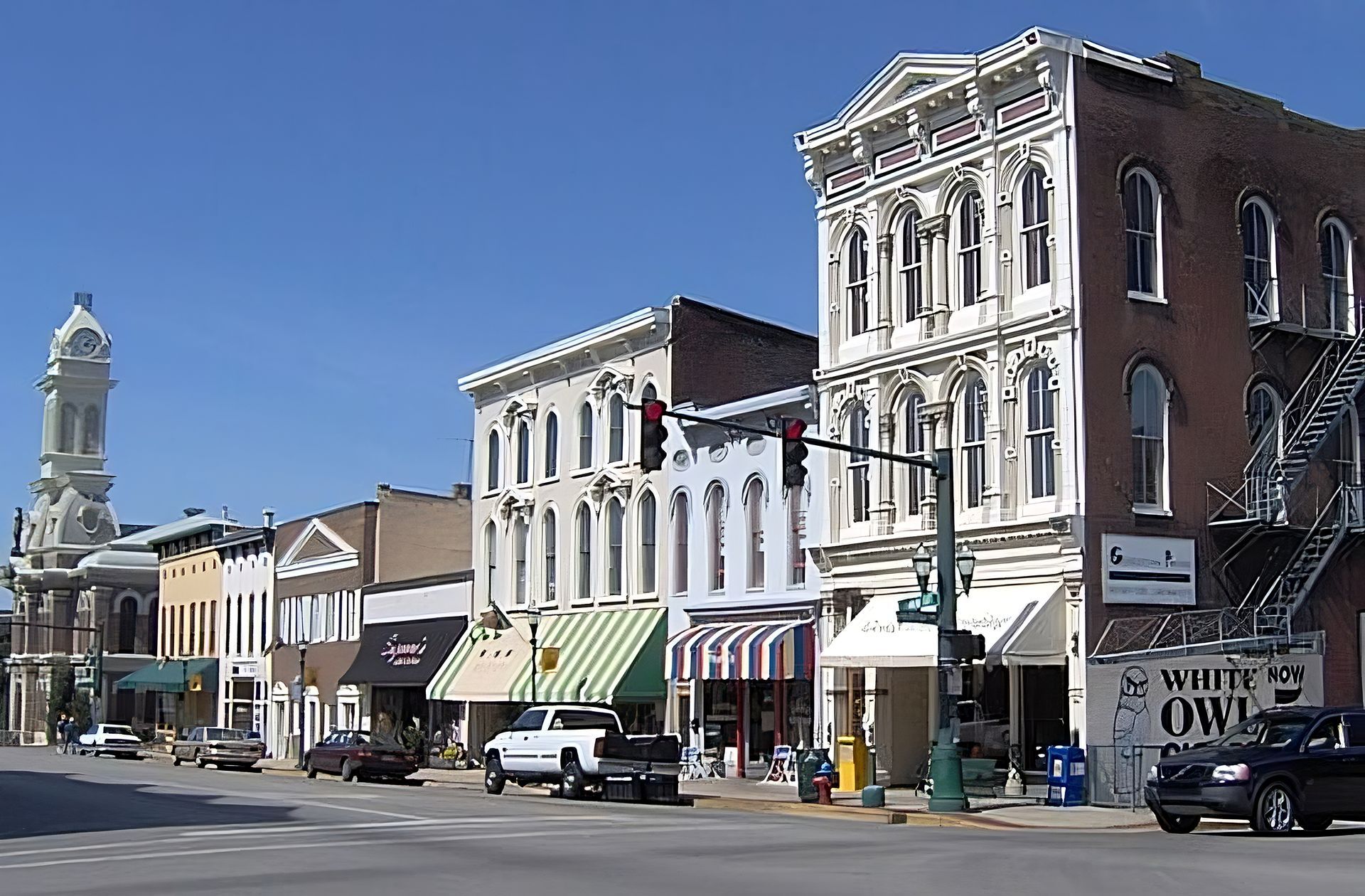 A street view of Downtown Georgetown, Kentucky (KY)