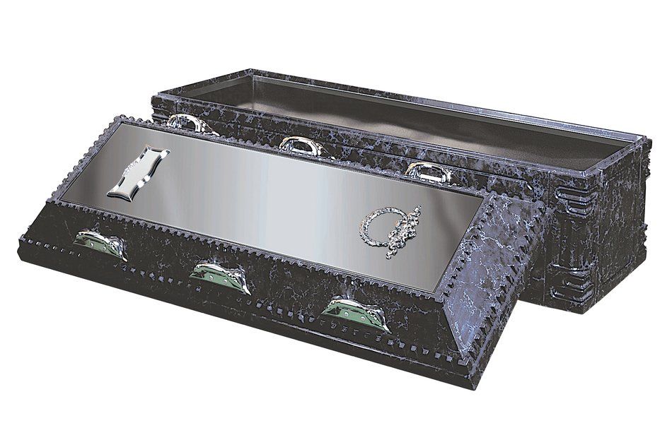Aegean EliteTrigard Black Marble Stainless — Atlantic, IA — Roland Funeral Service