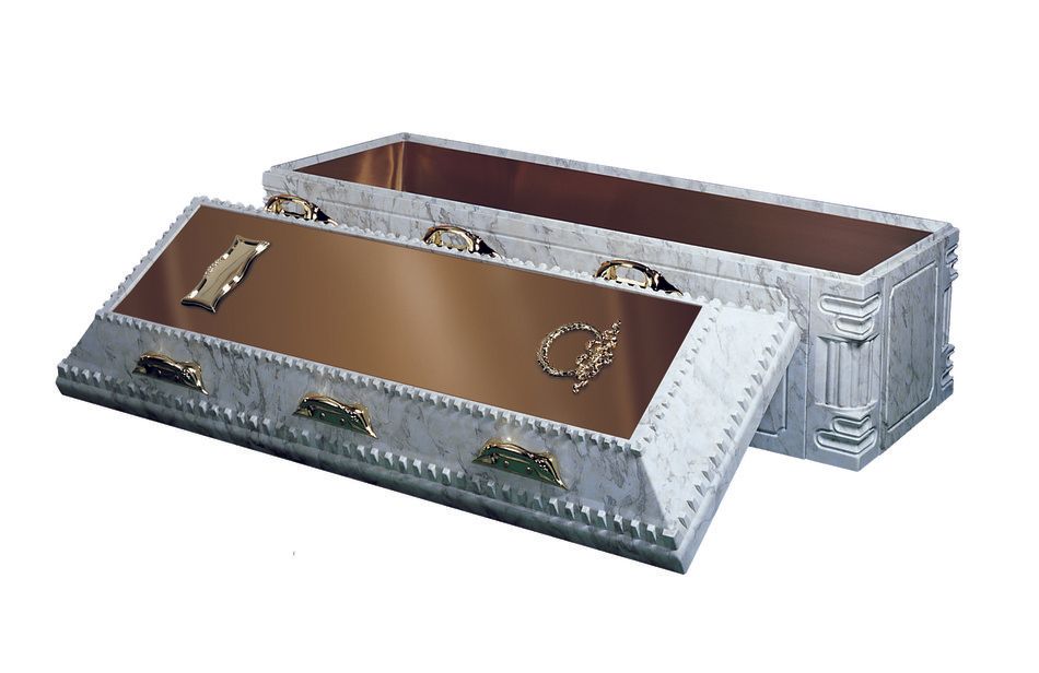 Aegean EliteTrigard White Marble Bronze — Atlantic, IA — Roland Funeral Service