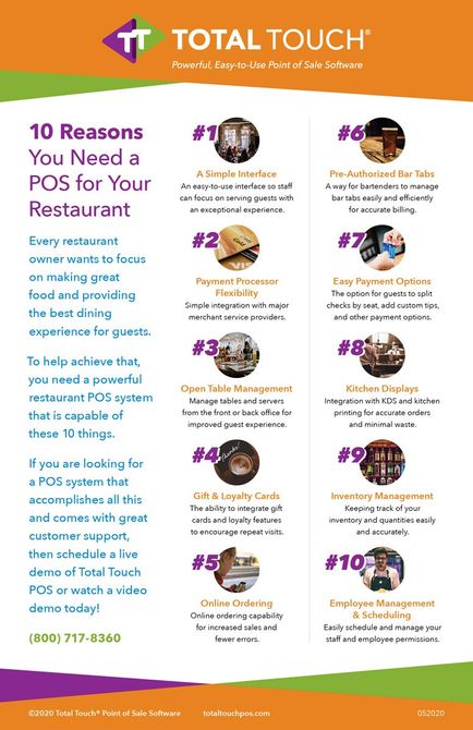 10 Reasons You Need a POS for your Restaurant