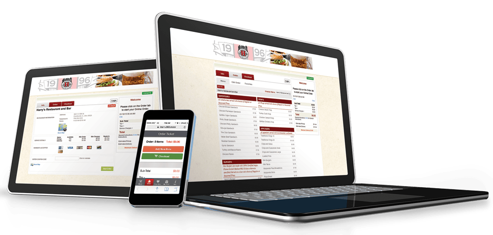 web ordering solution for Total Touch POS