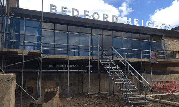 Commercial scaffolding hire and erection at Bedford Heights