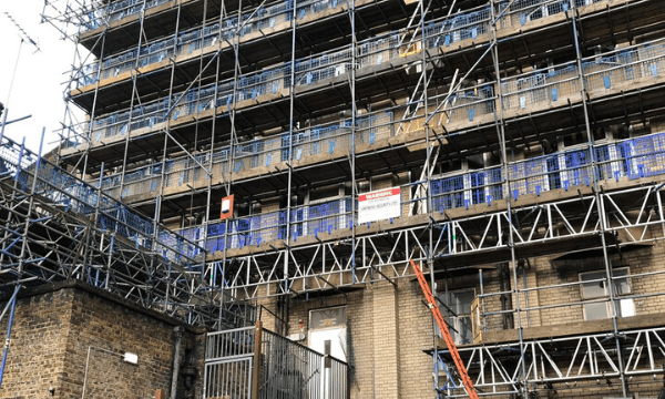 Scaffolding projects on hospitals in London