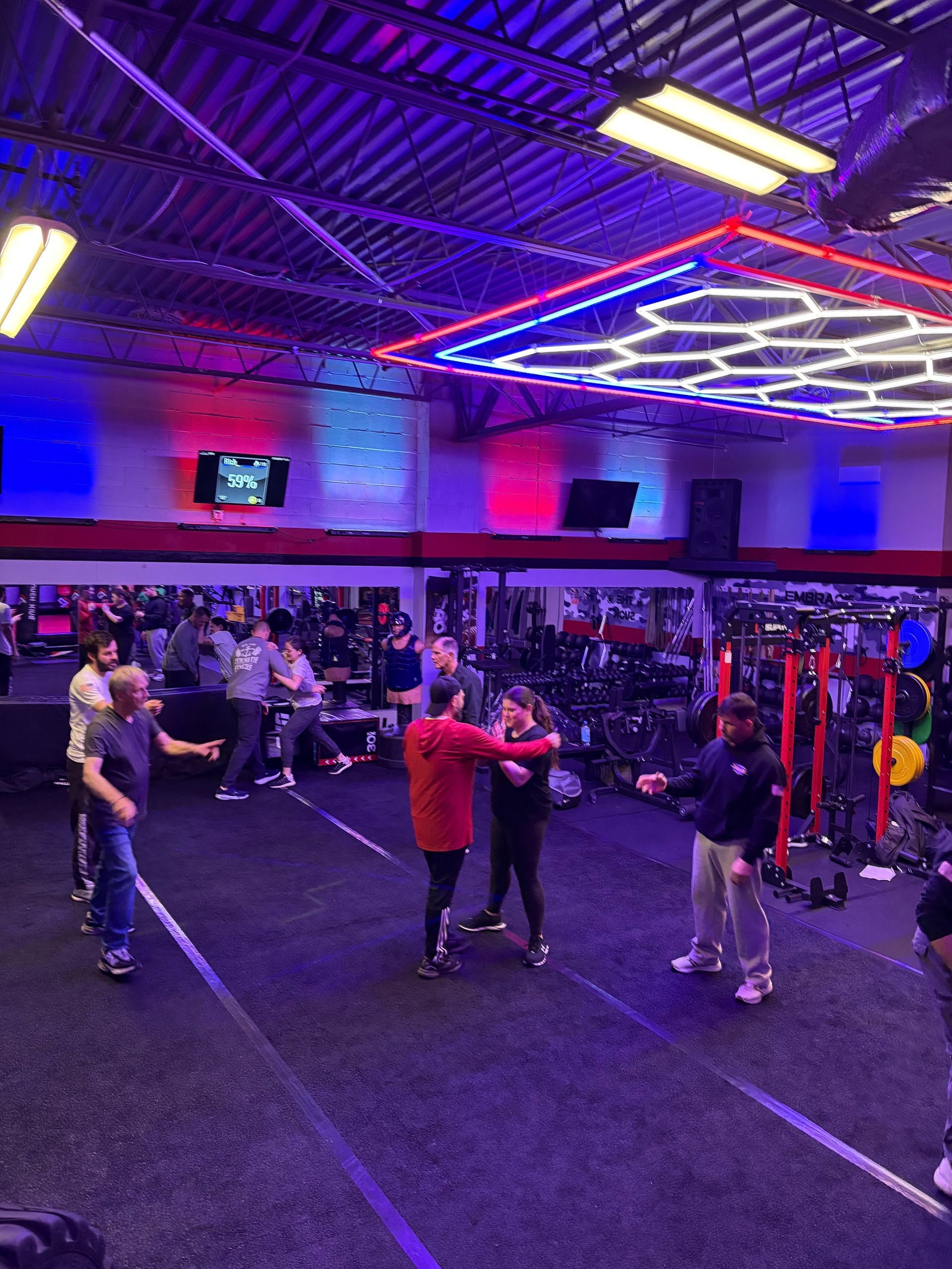 Teen building confidence through Krav Maga combat training at Storm Krav Maga in Bohemia NY