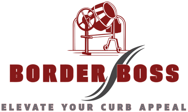 A logo for border boss elevate your curb appeal