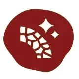 A red circle with a white silhouette of a shoe on it.