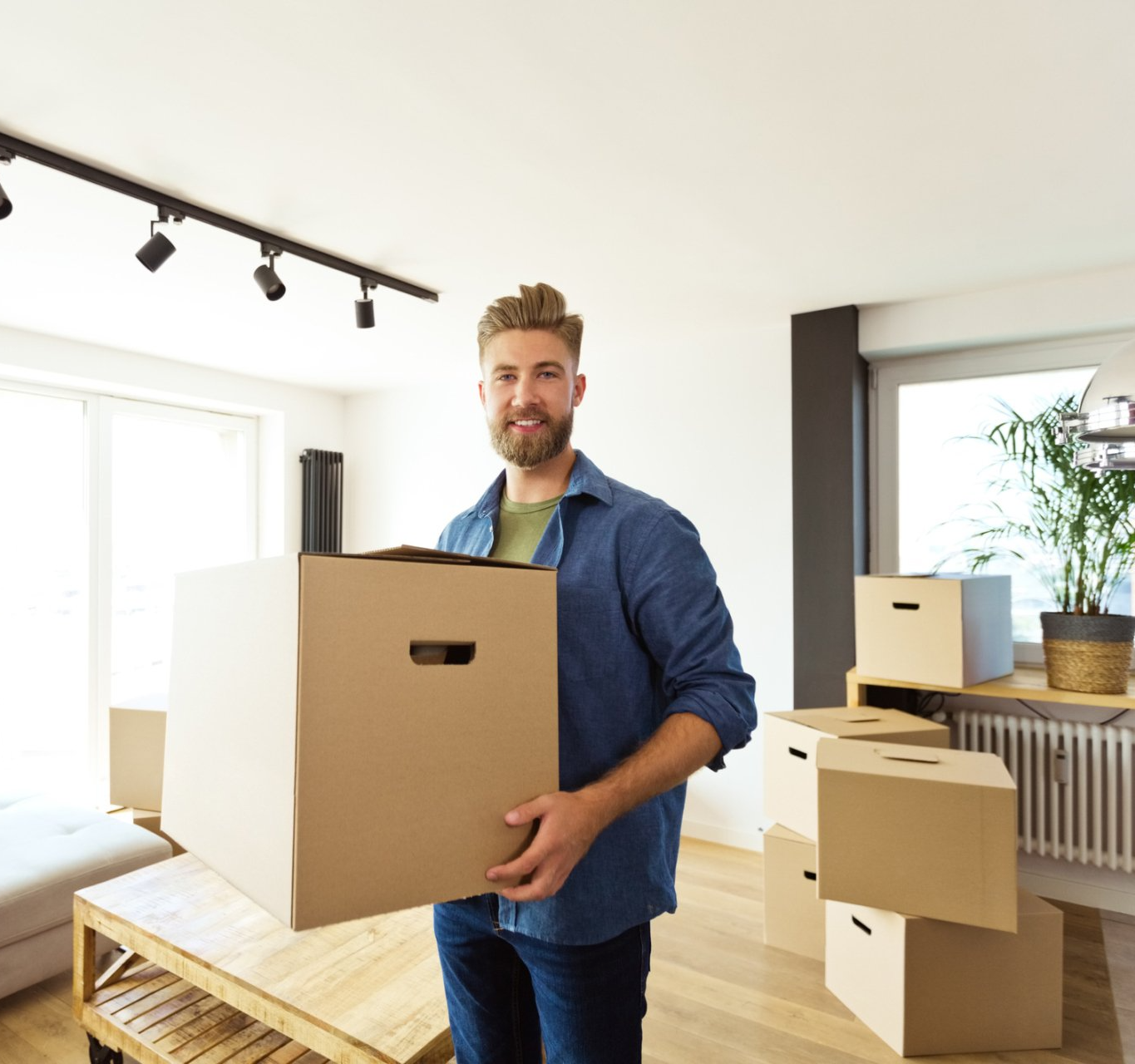 Family Moving Into a New Home — Knoxville, TN — Affordable Moves Family Moving Into a New Home — Knoxville, TN — Affordable Moves