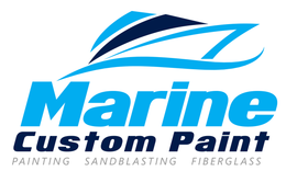 Logo: Blue boat graphic over the words 
