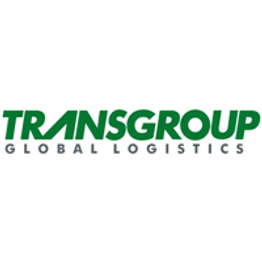 Un logo vert et blanc pour la logistique mondiale transgroupe