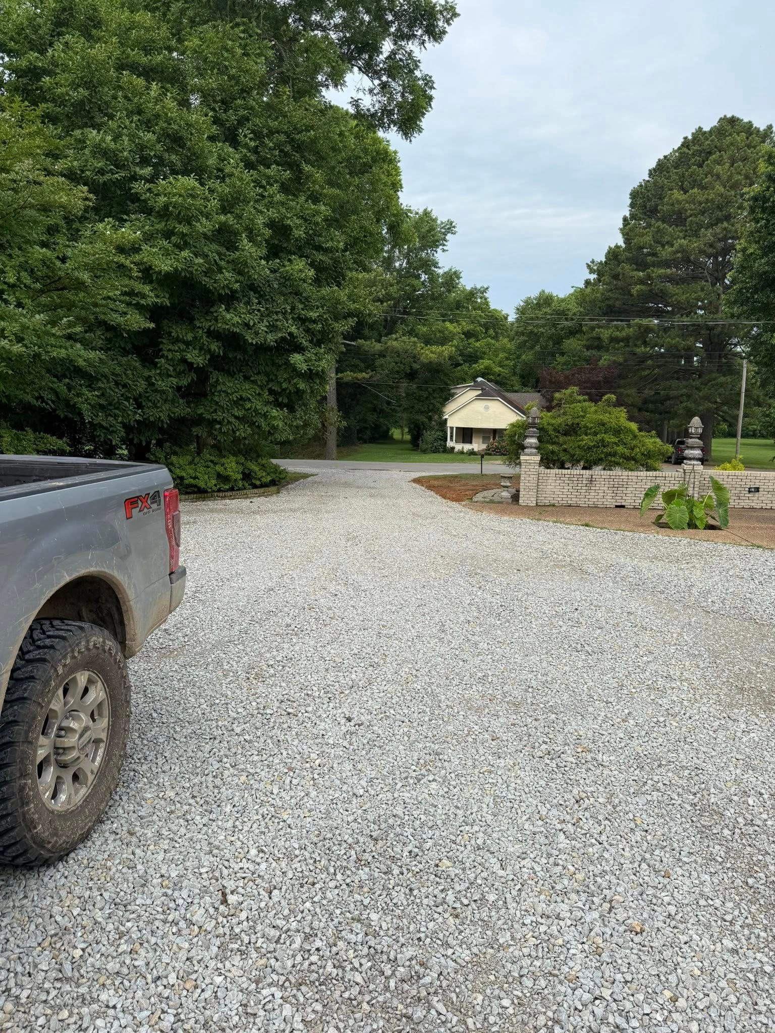 gravel driveway