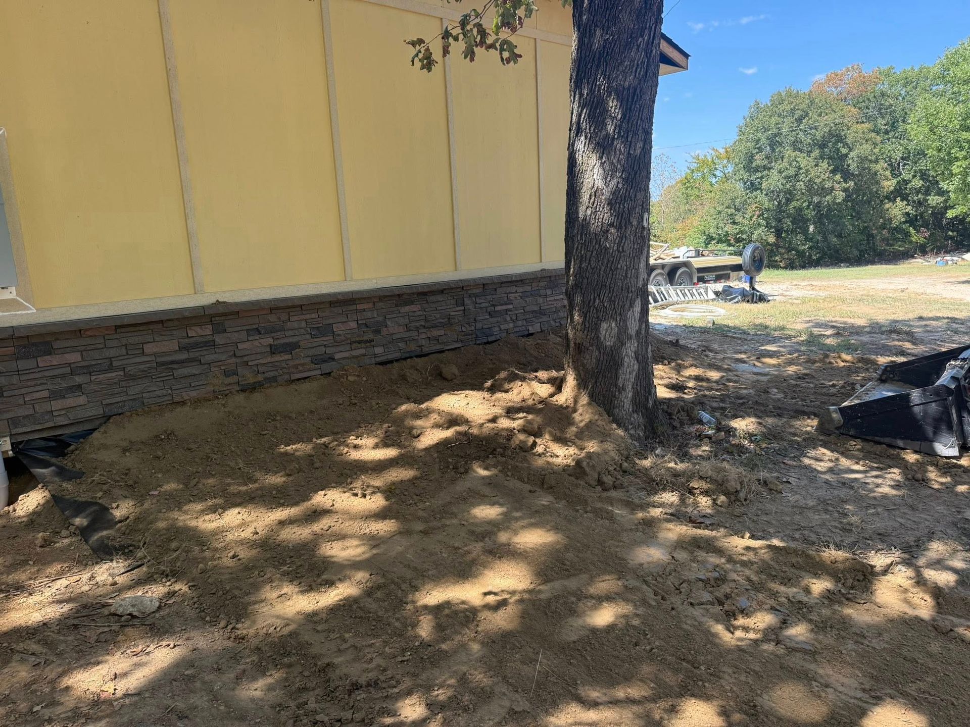 dirt work around home