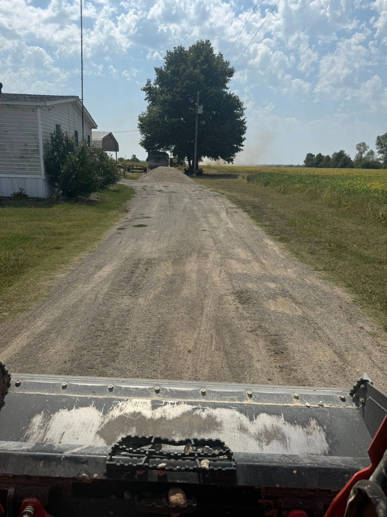 gravel driveway