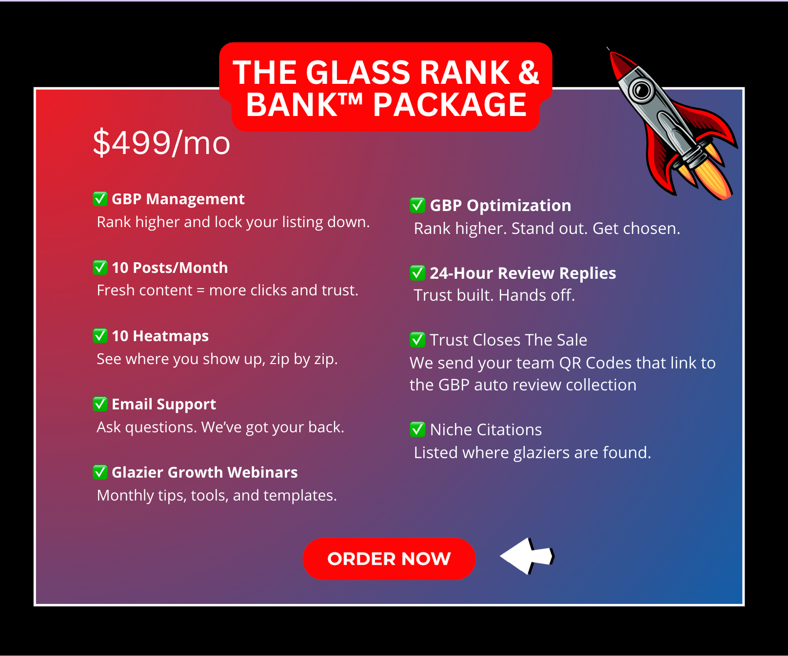 Glass Mama Marketing GBP BOSS Plan