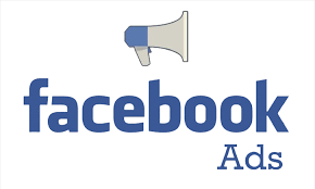 A facebook ads logo with a megaphone on it