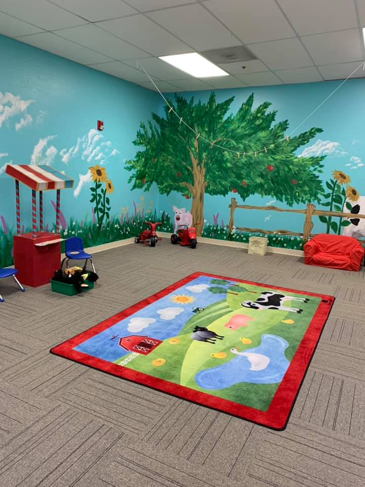 Room with Murals — Cheyenne, WY — The Backyard Child Care Center