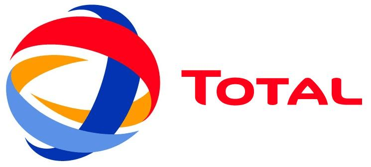 The total logo is a red , blue , and yellow circle.