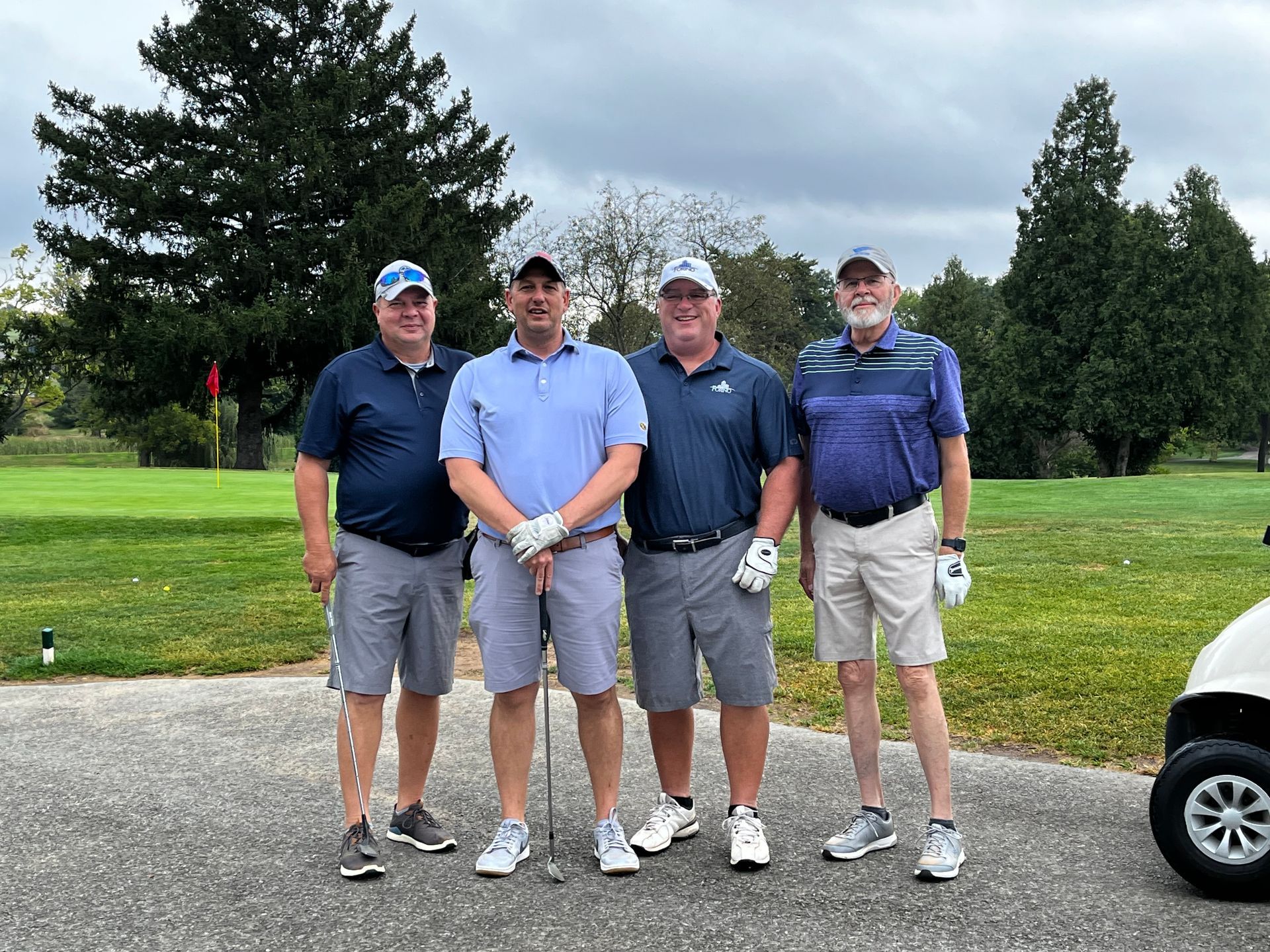 One of the golf teams at the Annual Empire Group Golf Classic. 