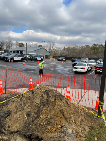 HDD across a parking lot in Brick, NJ