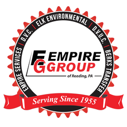 The logo for the empire group of reading pa