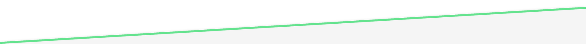 A close up of a green line on a white background.