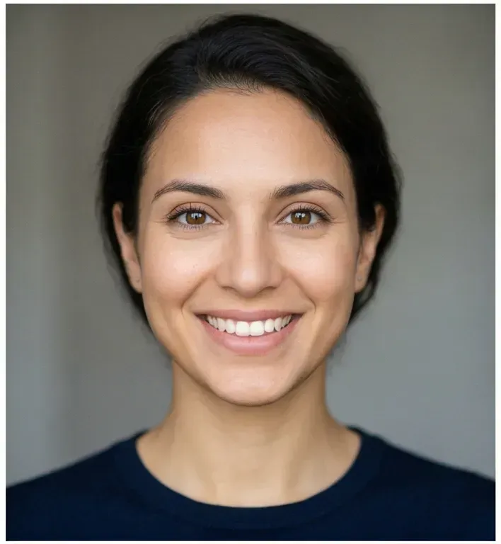 Front-facing smiling photo