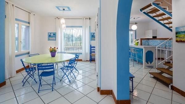 cucina in casa al mare