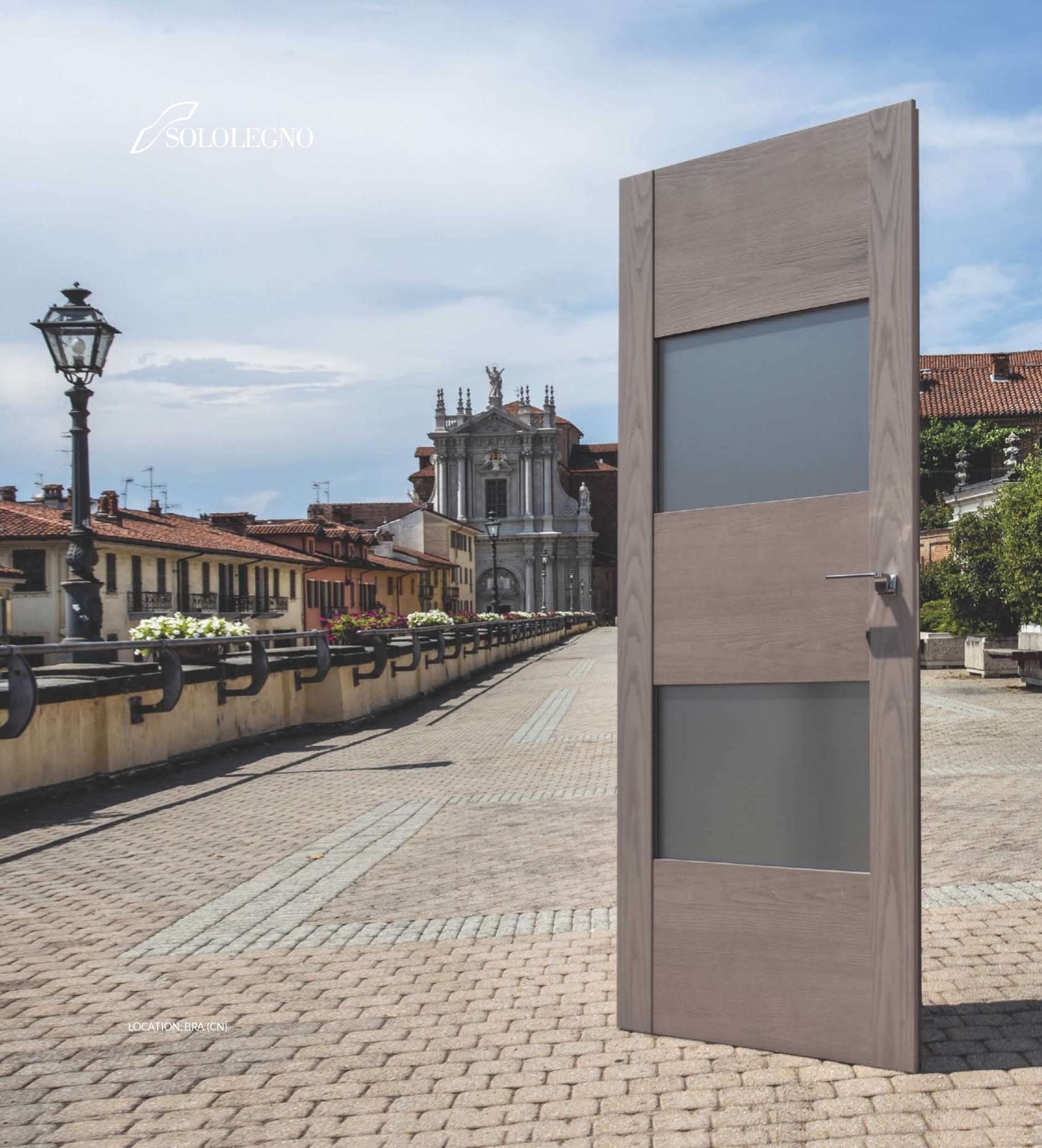 Porta in legno esterna