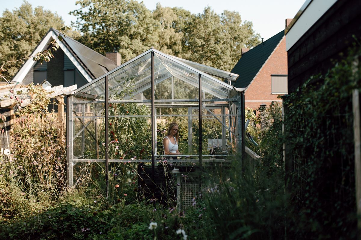 Zelfoogsttuin fotografie in de Struintuin