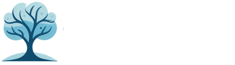Clearview logo with a teal and white color scheme.