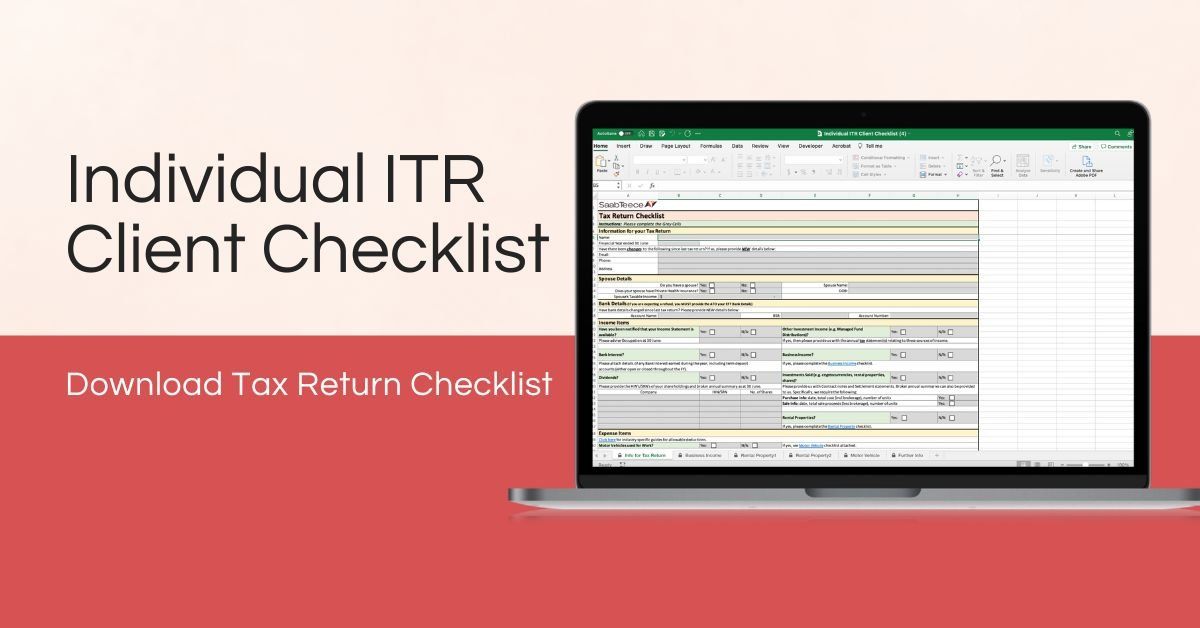 Checklists & Forms - Individual Tax Return Checklist