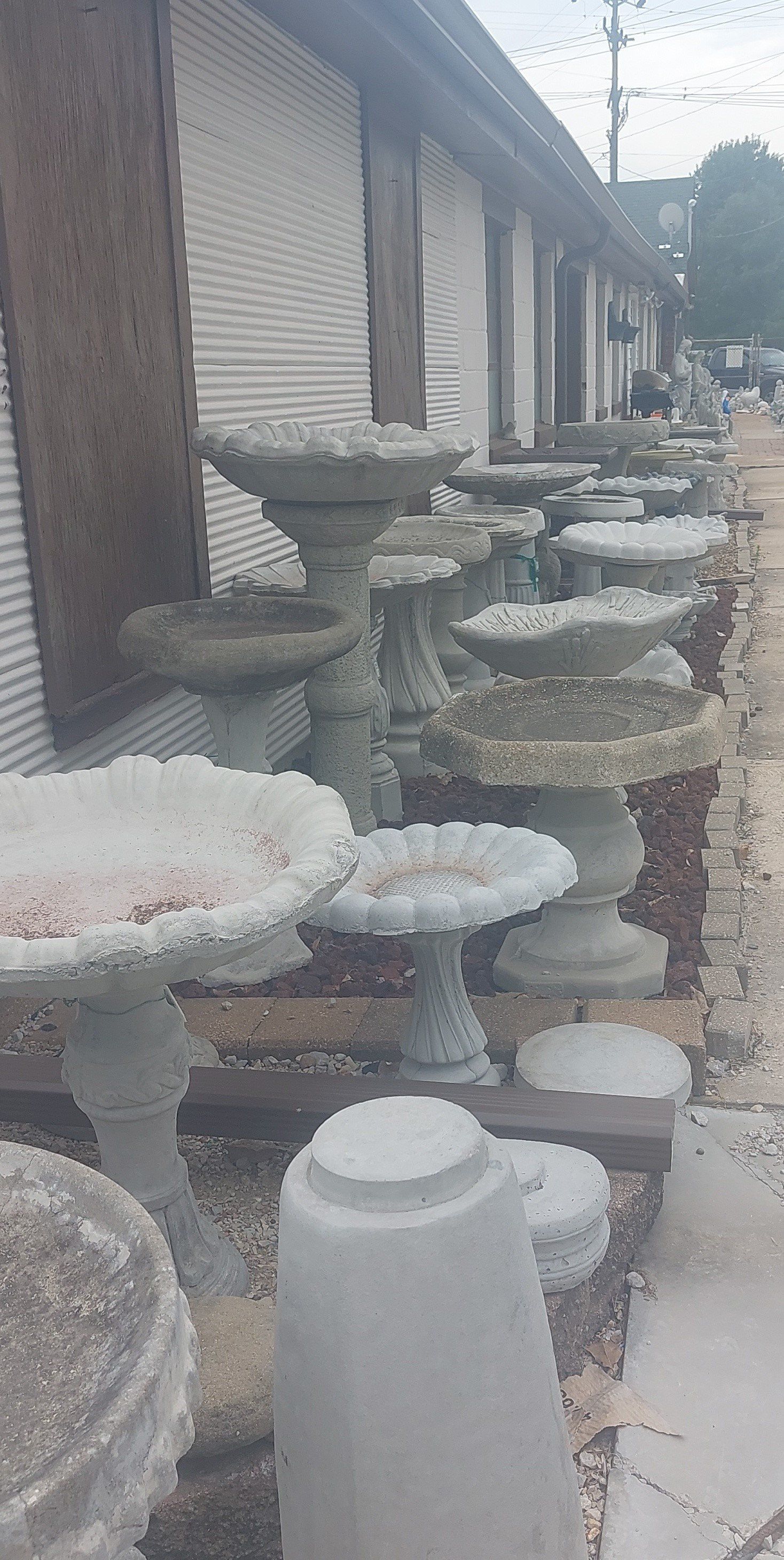 Painted Bird Baths — St Louis, MO — St Louis Ornamental Stone