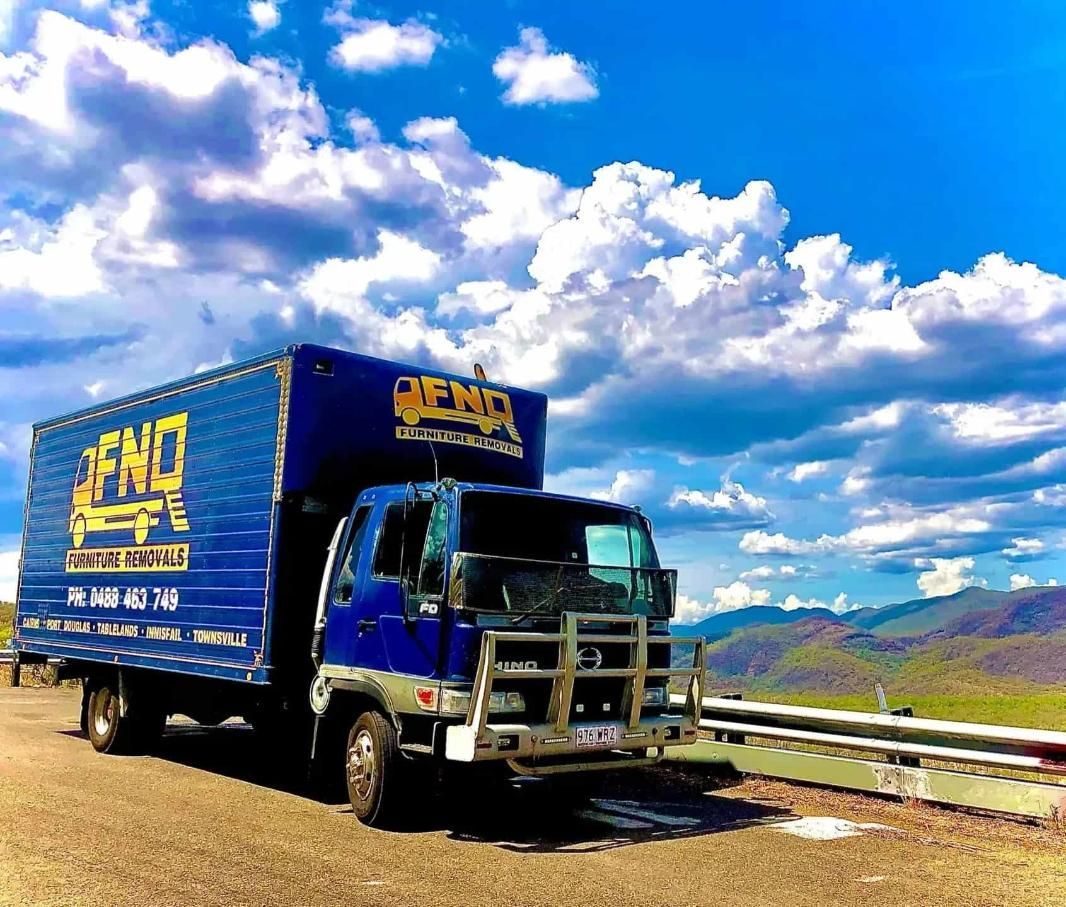 Front View Shoot Of A Truck — FNQ Furniture Removals in Stratford, QLD