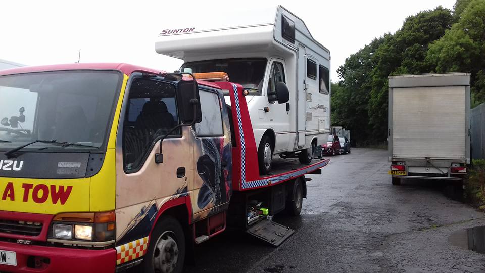 trailer on a tow vehicle