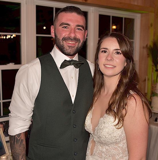 happy newlyweds at Cobb Hill Estate, Harrisville, New Hampshire