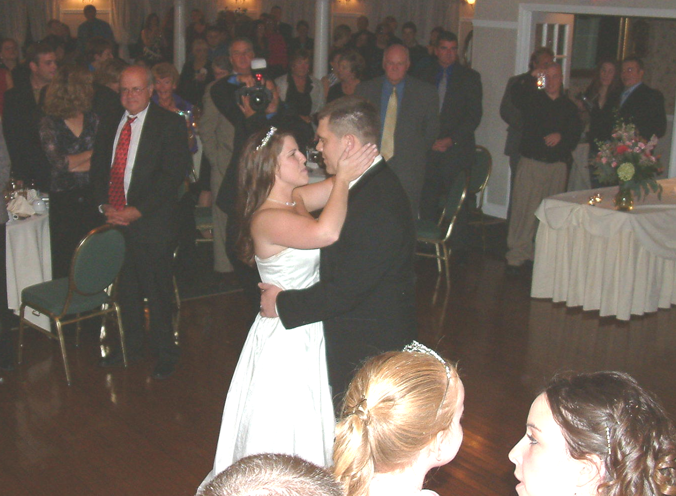bride and groom first dance MA wedding DJ at Woburn Country Club, Woburn, Massachusetts
