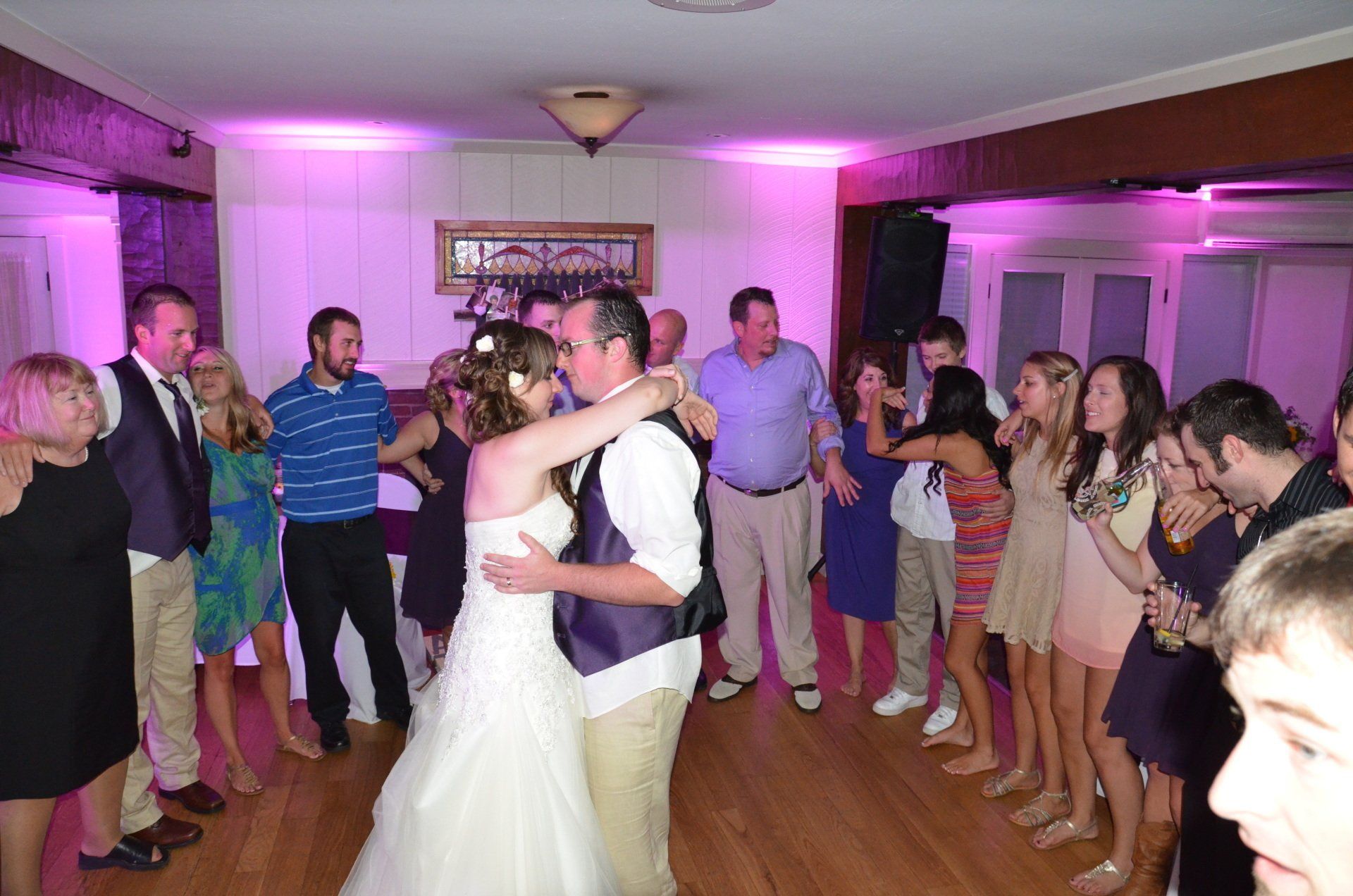 wedding couple husband and wife dancing at Steele Hill Resort, Sanbornton, New Hampshire