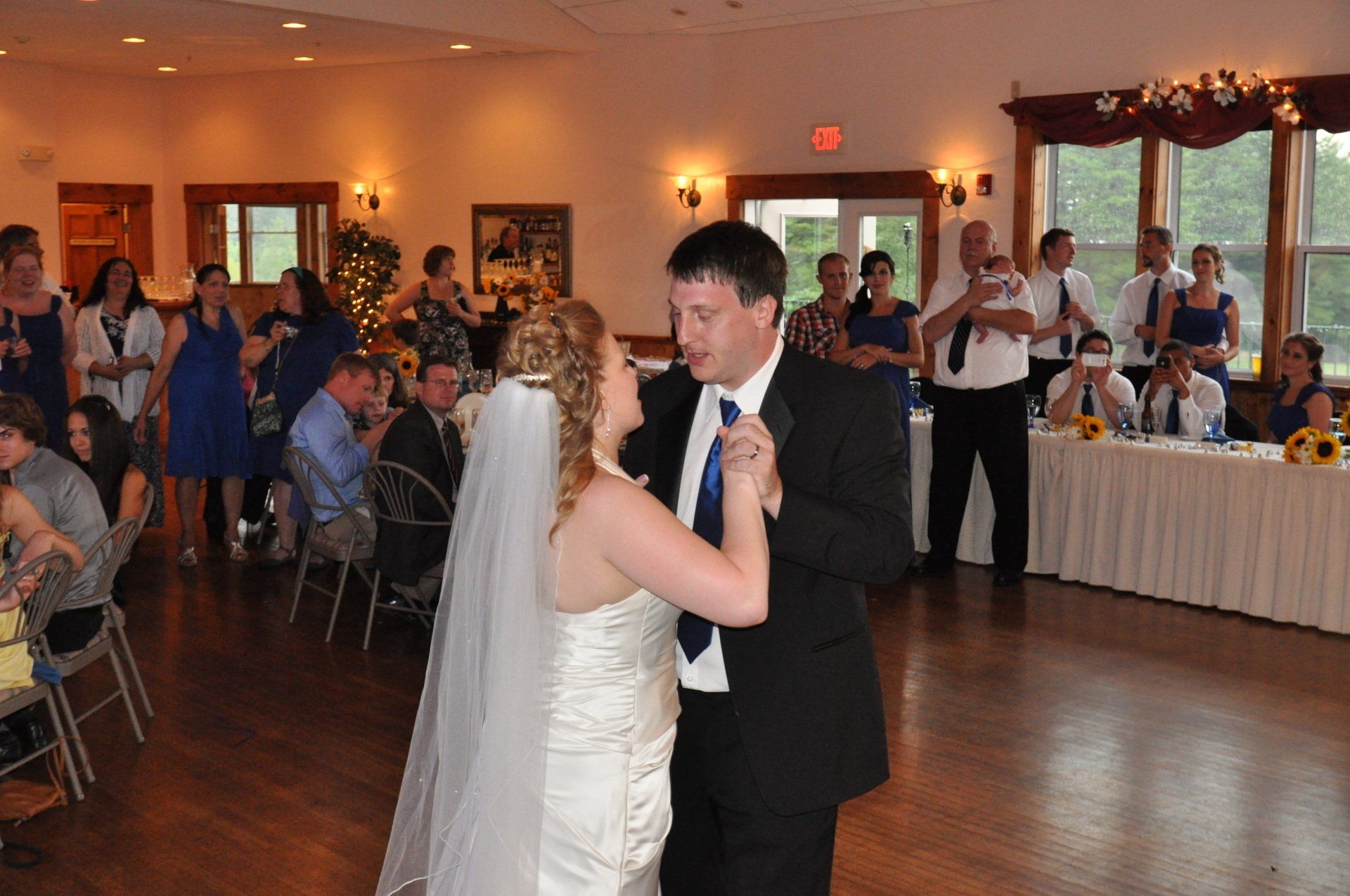 bride and groom first dance DJ at Spring Hill, South Berwick, Maine