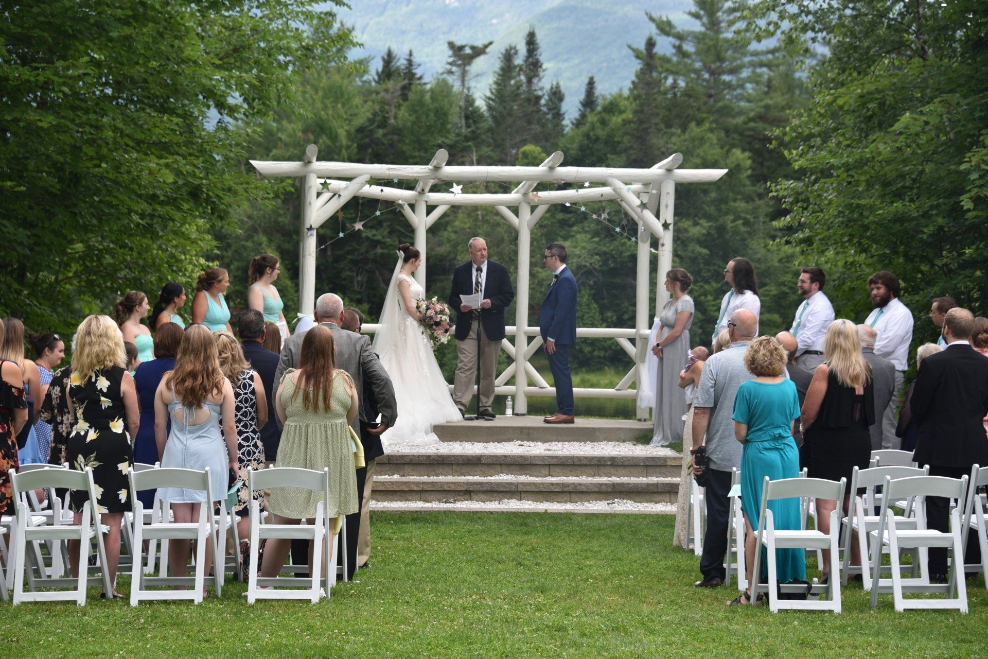wedding ceremony at waterville valley nh