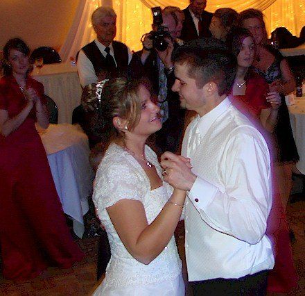 wedding guests dancing at the Executive Court, Manchester, NH
