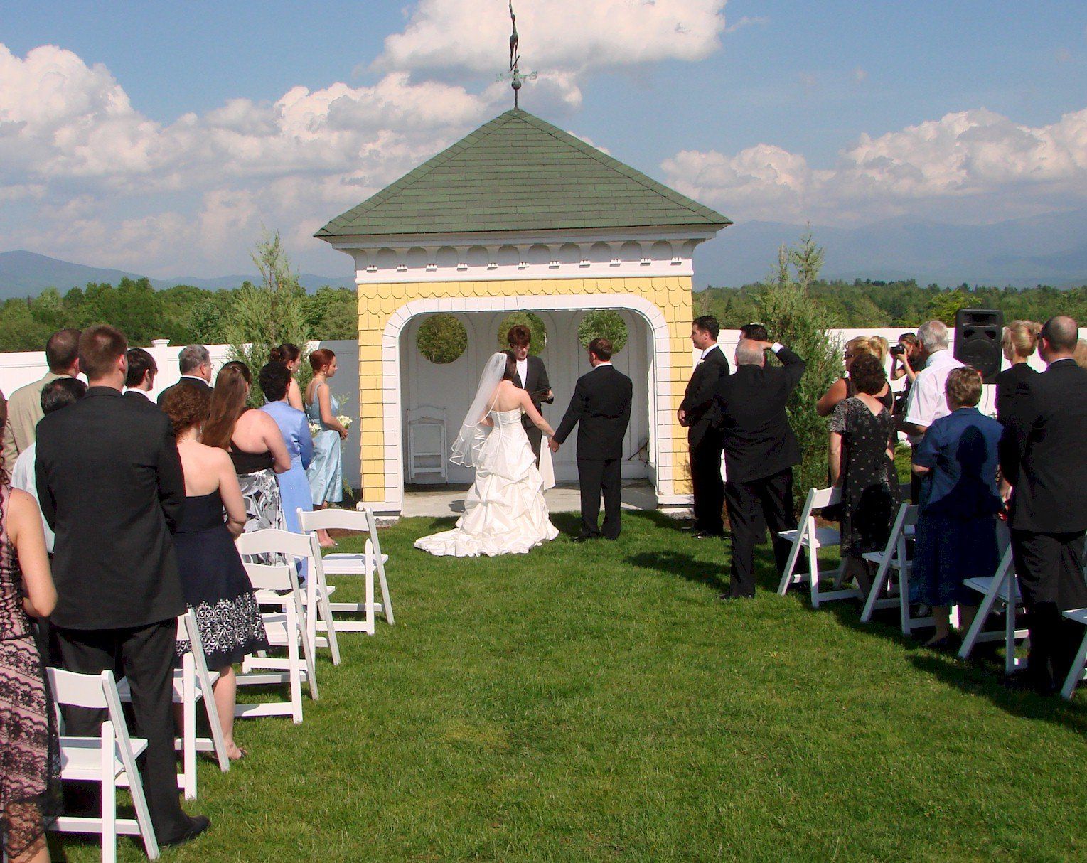 wedding ceremony mountain view grand resort, whitefield, nh