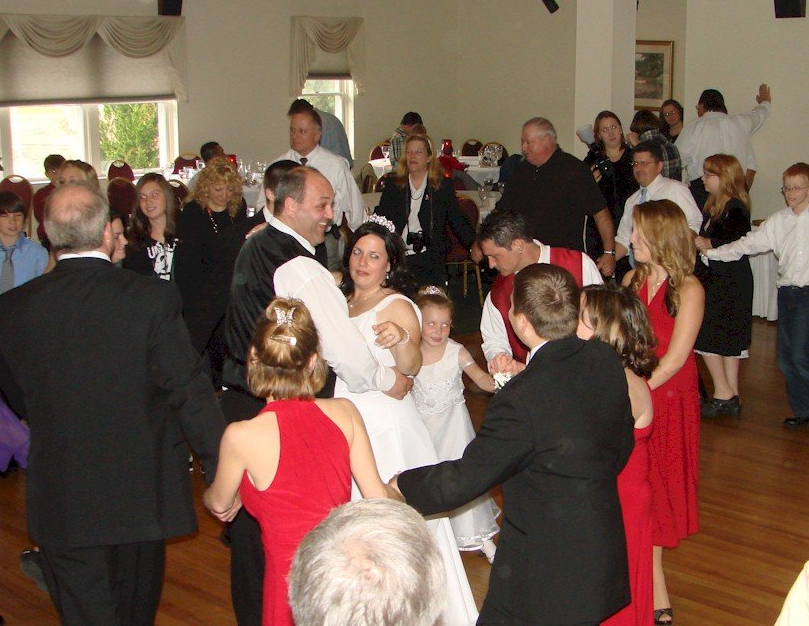 NH wedding DJ dance floor Rochester Country Club, Rochester, NH